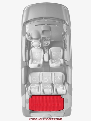 ЭВА коврики «Queen Lux» багажник для Ford Mustang (1G)